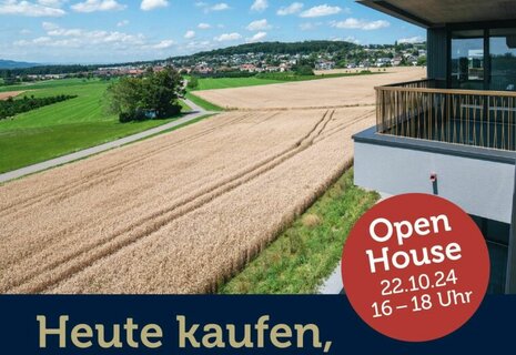 OPEN HOUSE: Offene Besichtigung der Musterwohnung - und der einzigarten Aussicht